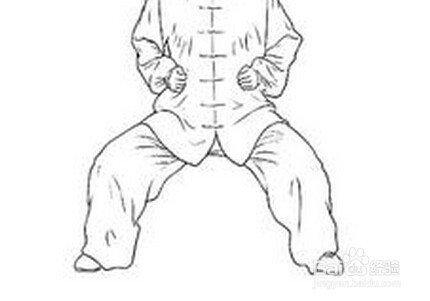 武术各种站桩功