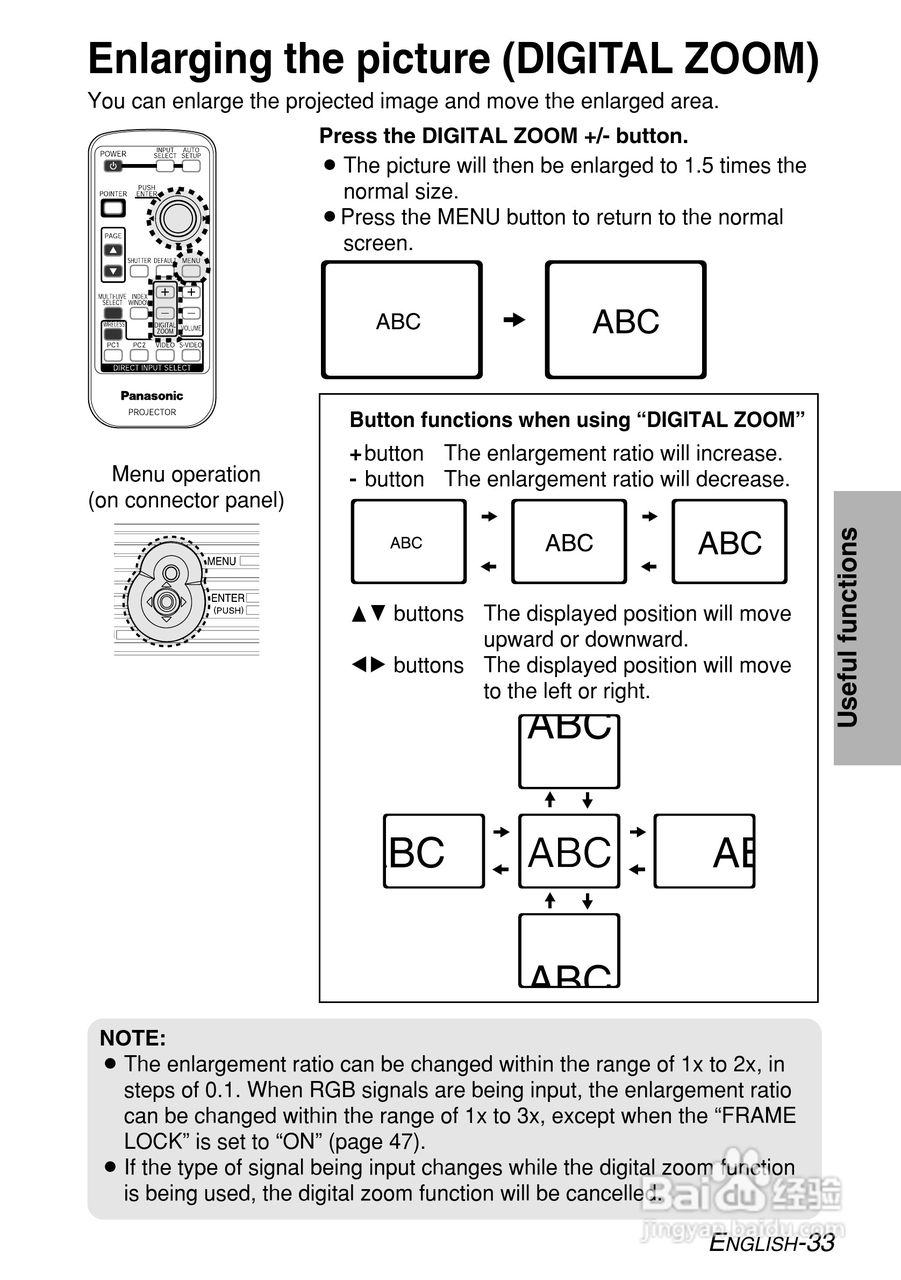 松下PT-LB55NTE投影机使用说明书:[4]