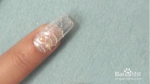 纯洁风时尚美甲