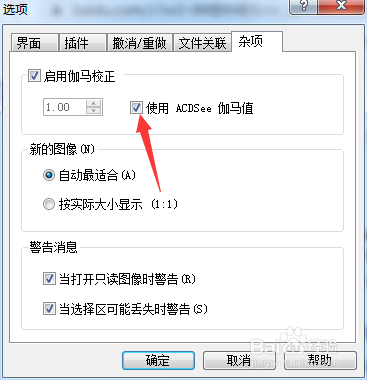 ACD FotoCanvas 2.0怎么关闭使用ACDSee伽马值