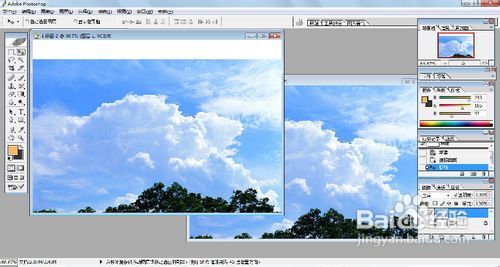【PHOTOSHOP】如何制作“云中精灵”的效果