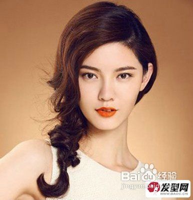 图解2款简单编发发型教程