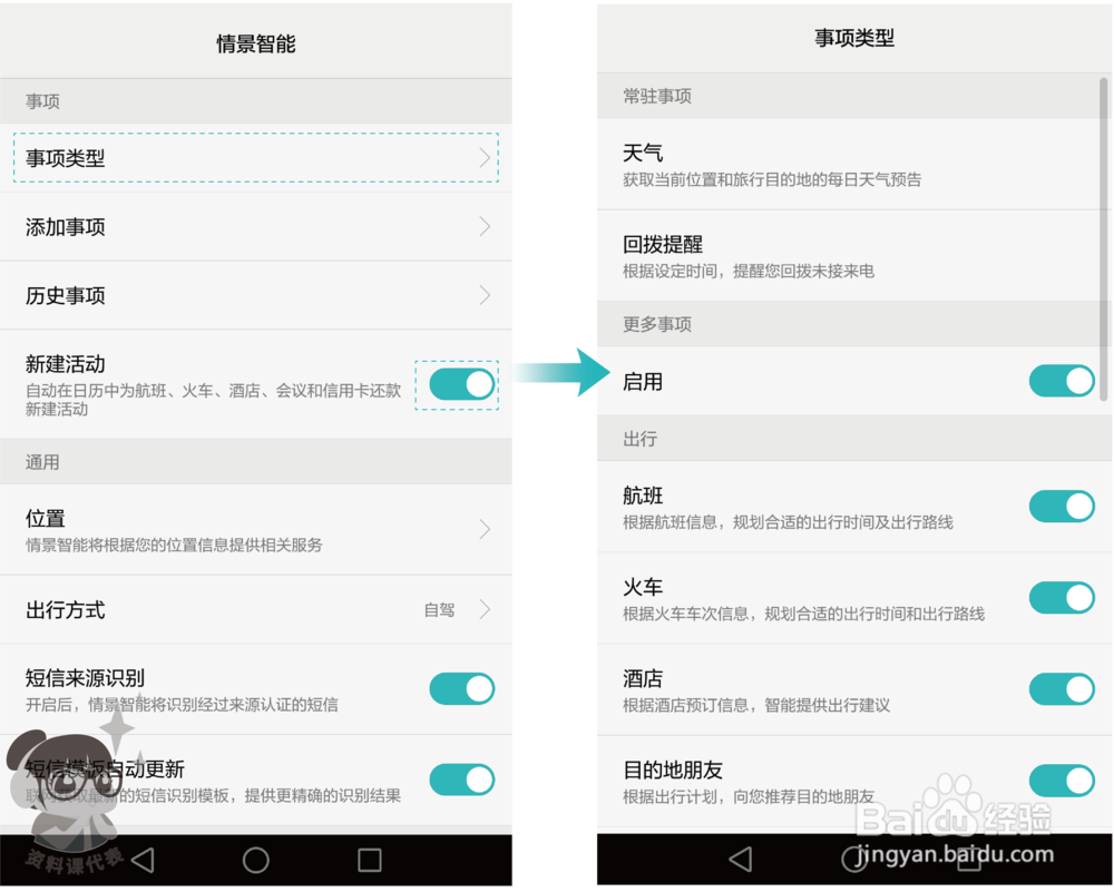 荣耀畅玩5C情景智能贴心事件出行提醒,流量报告