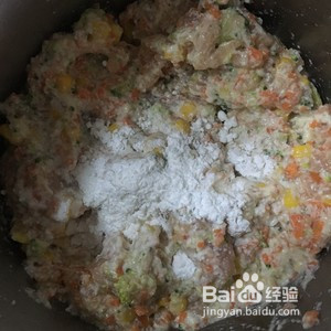 鸡胸肉豆腐蔬菜饼的做法