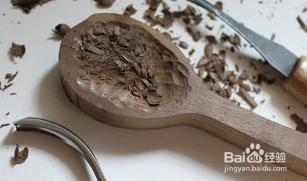 纯手工制作木勺子