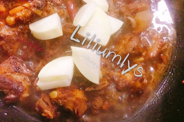 红烧排骨萝卜片