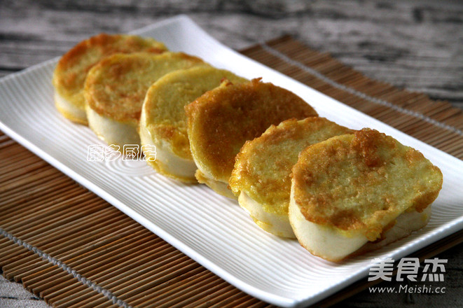 蛋煎馒头片的做法