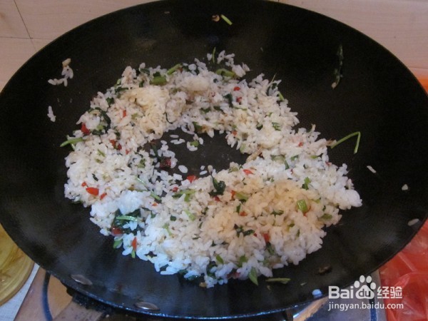 空心菜虾皮炒饭怎么做