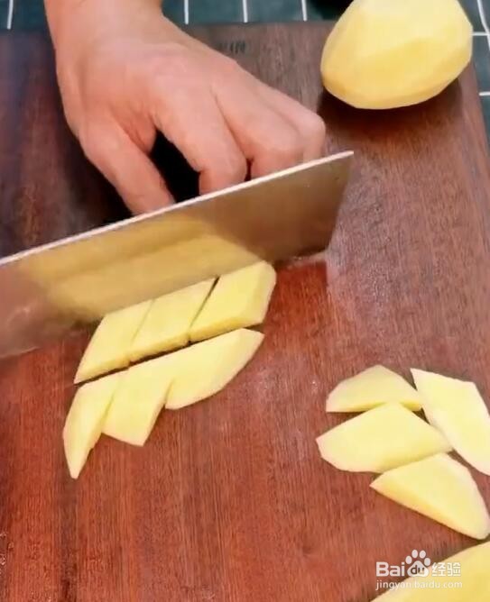 土豆切菱形刀法图片图片