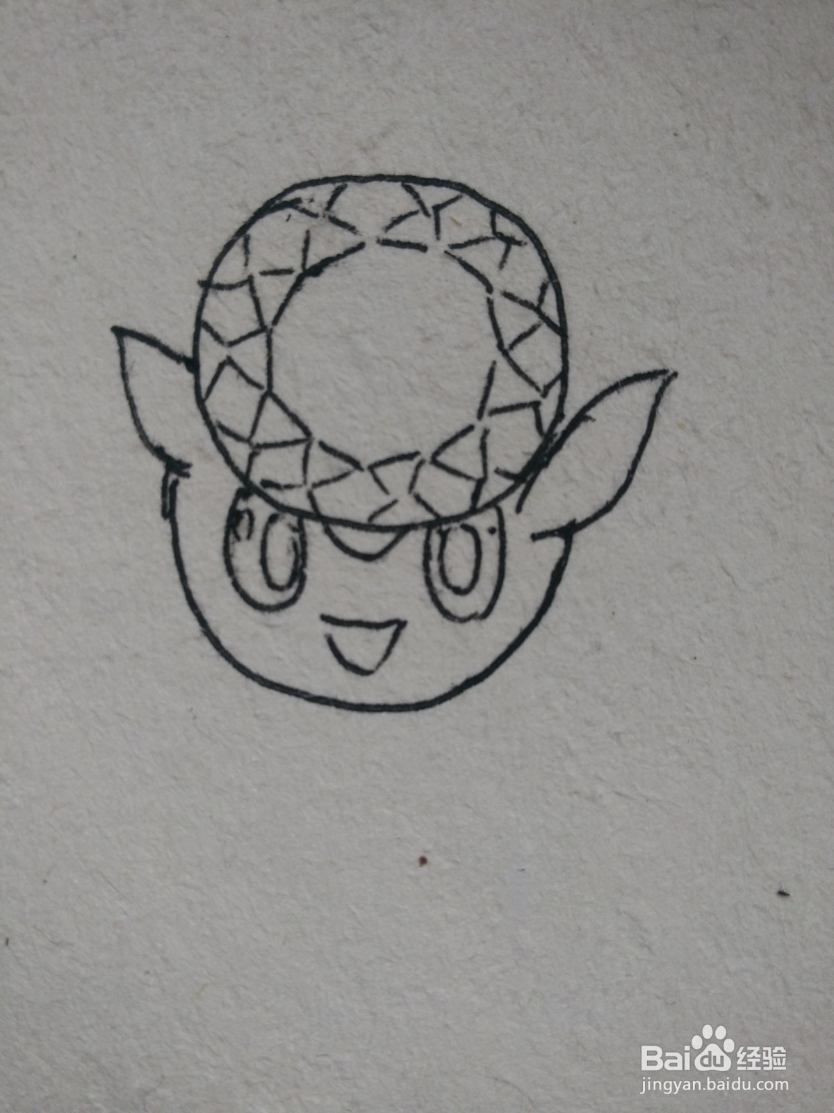 怎么画神奇宝贝蒂安希简笔画