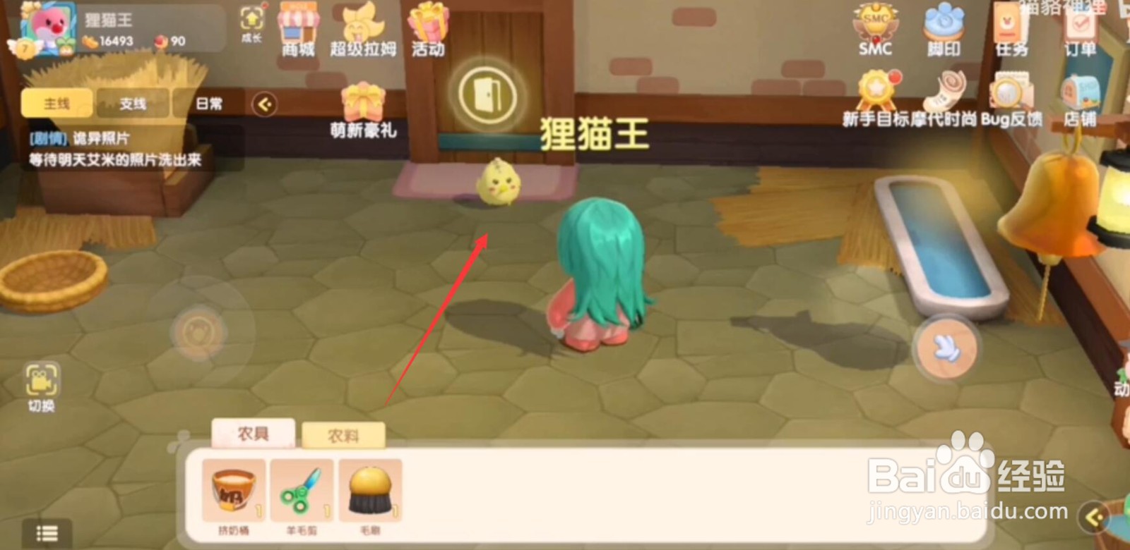 摩尔庄园如何喂小鸡