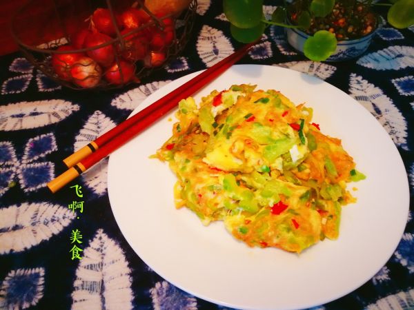 剁椒苦瓜炒鸡蛋