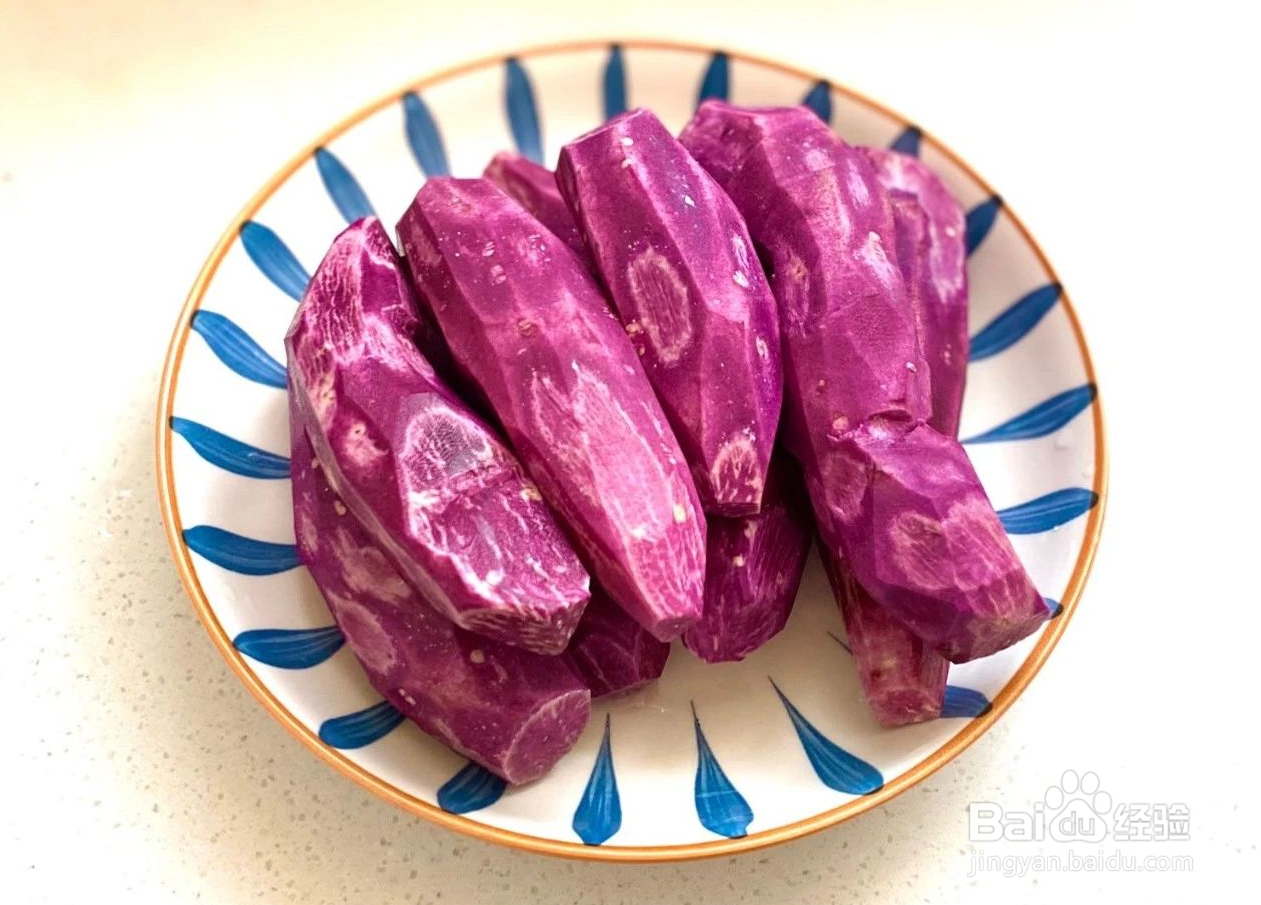 紫薯芝麻饼怎么做