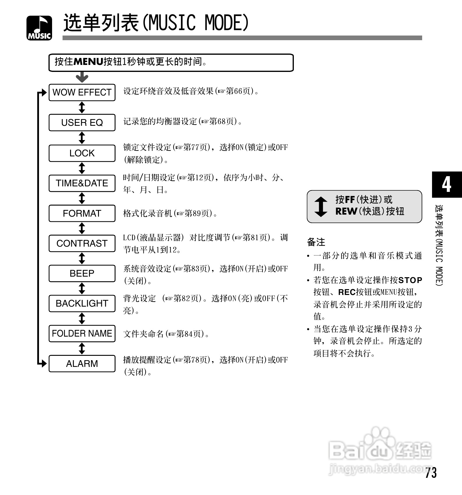 奥林巴斯录音笔DM-20型使用说明书:[8]