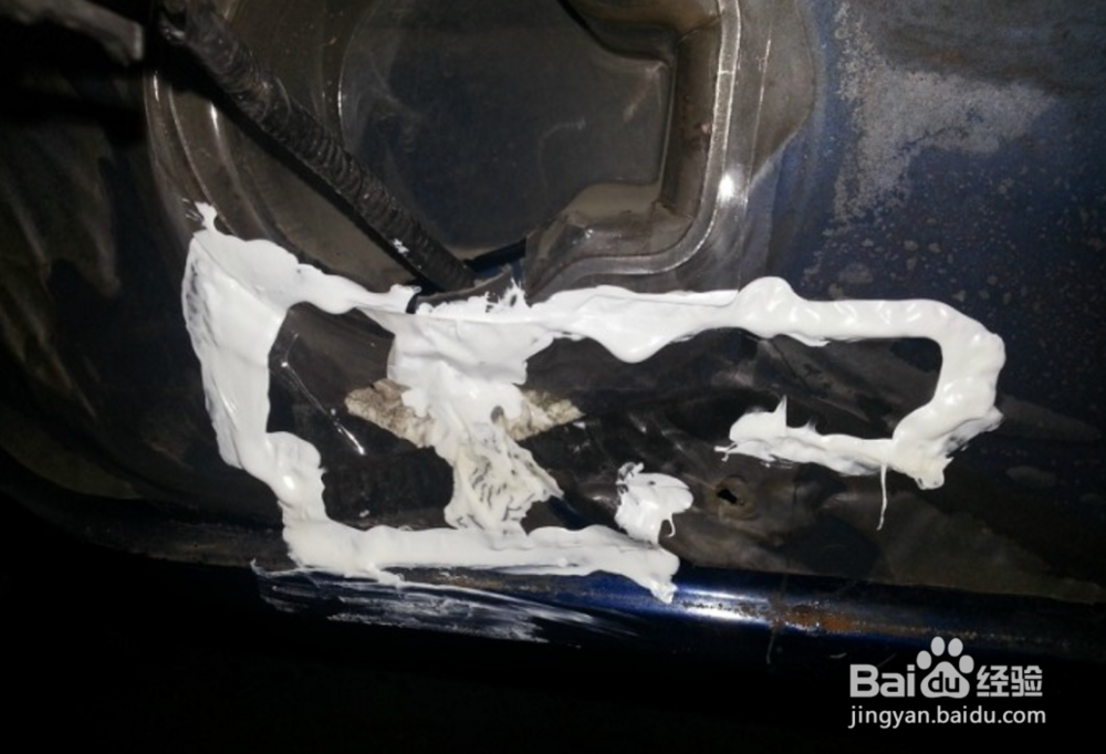 怎么修补车门漏水