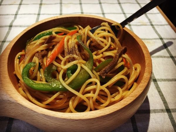 黑椒牛肉意大利面