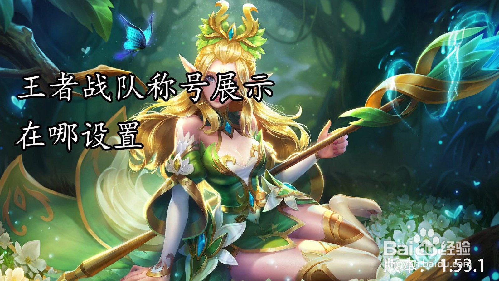 王者战队称号展示在哪设置