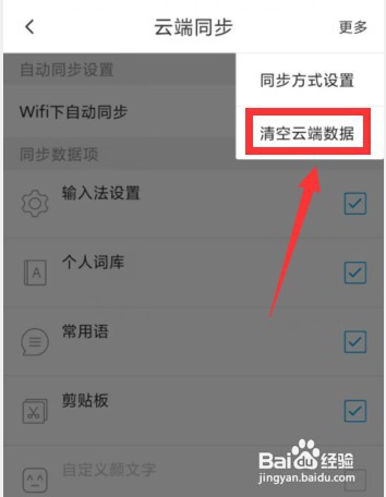 怎样清空讯飞输入法APP云端数据