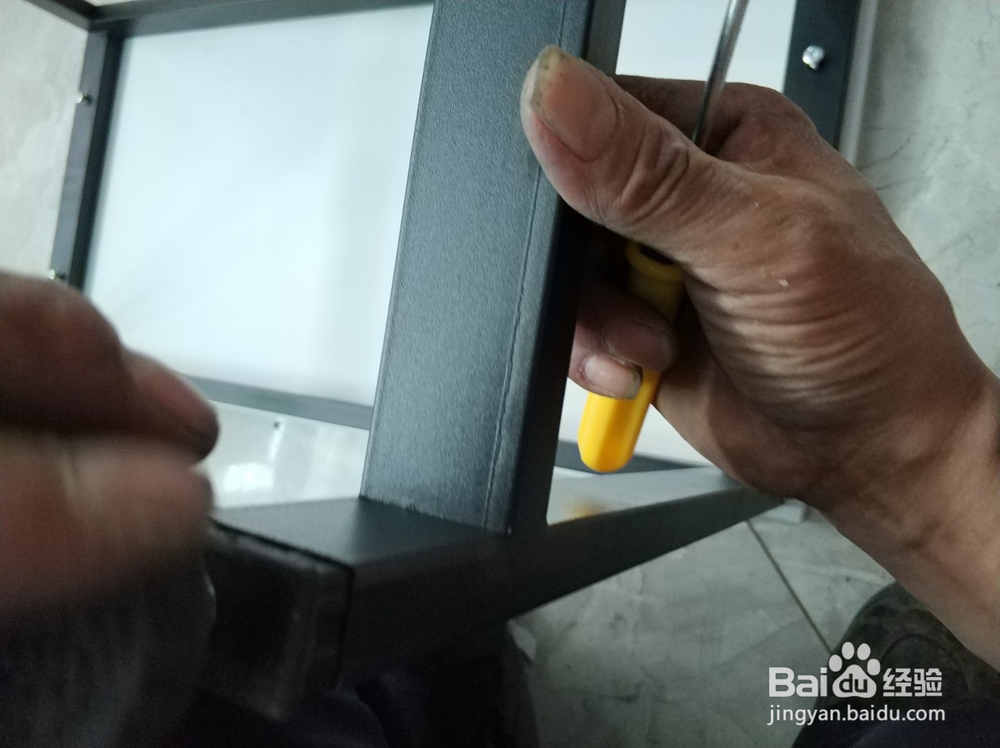 网购流水台展示台安装