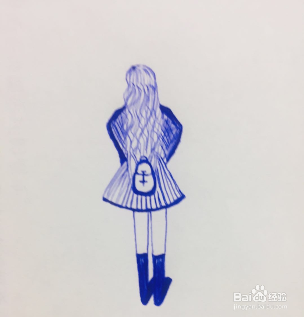 dxdll手绘之出游的女孩