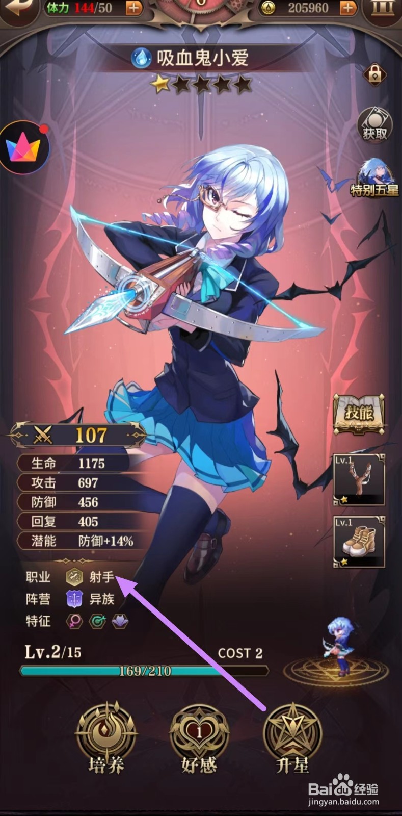 血族如何查看吸血鬼小爱的射手