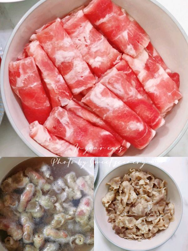 肥牛金针菇盖浇饭