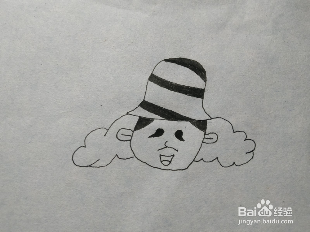 农民伯伯的简笔画要怎么画？