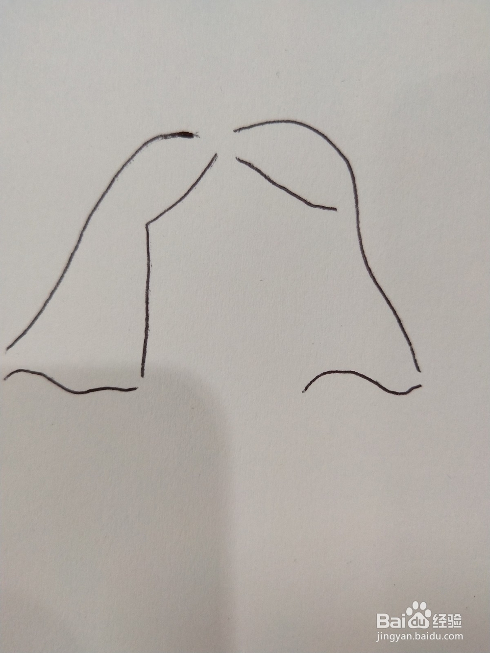 怎么画一个戴围巾的女孩