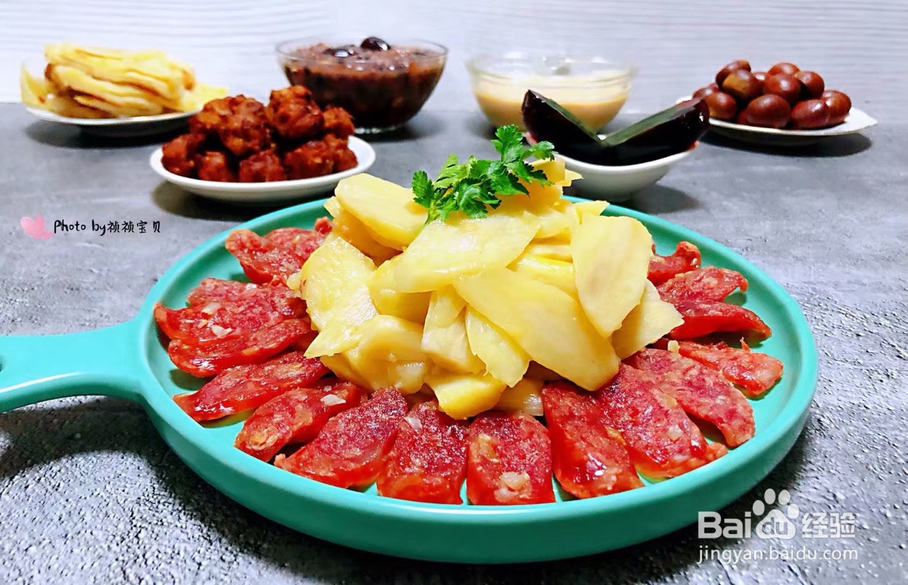 茭白炒腊肠的做法