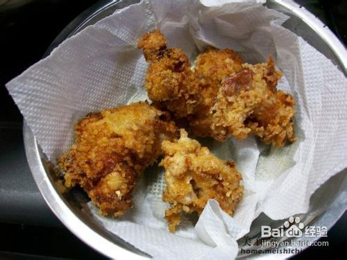 家常菜肴香酥辣味炸鸡块