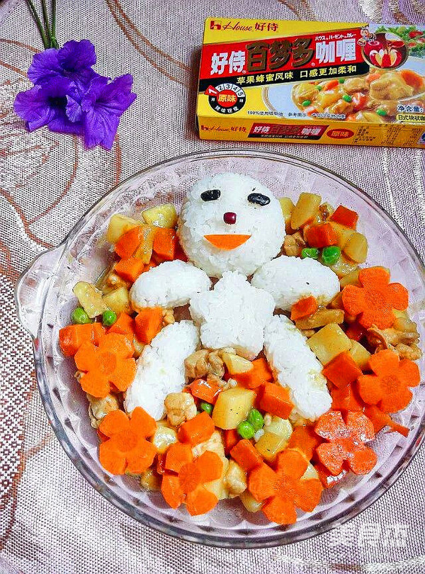 咖喱饭团之小雪人