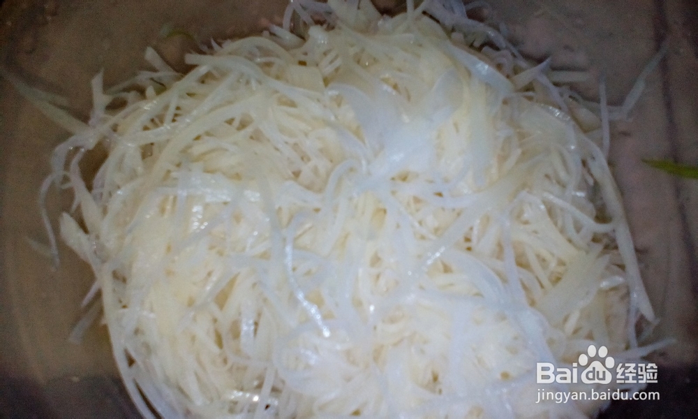 爽口开胃凉拌土豆丝的详细做法