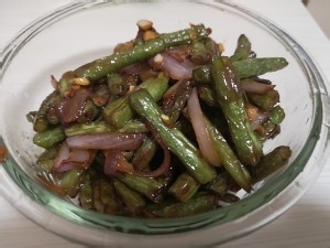 健康养生佳品干煸四季豆的做法