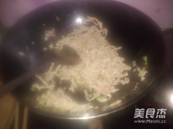 青椒肉丝炒面