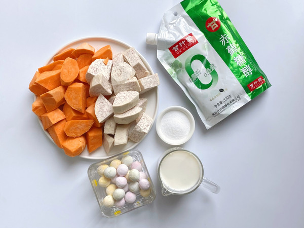 牛奶香芋番薯糖水