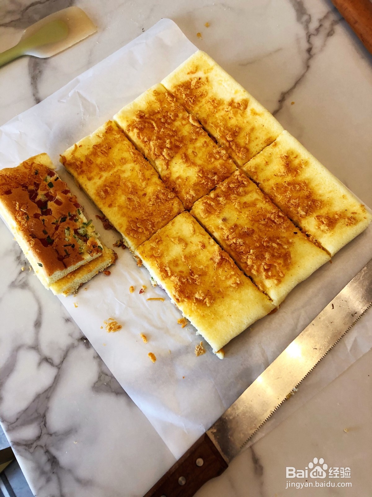 火腿肉松蛋糕片