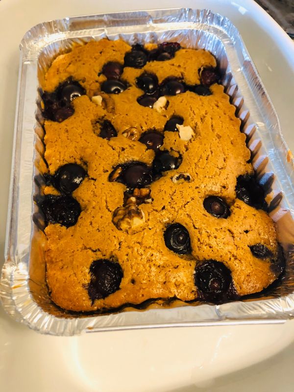 爆浆蓝莓布朗尼蛋糕