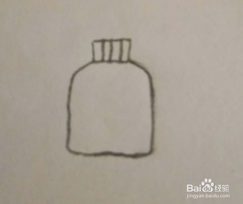 教你画儿童简笔画小药瓶