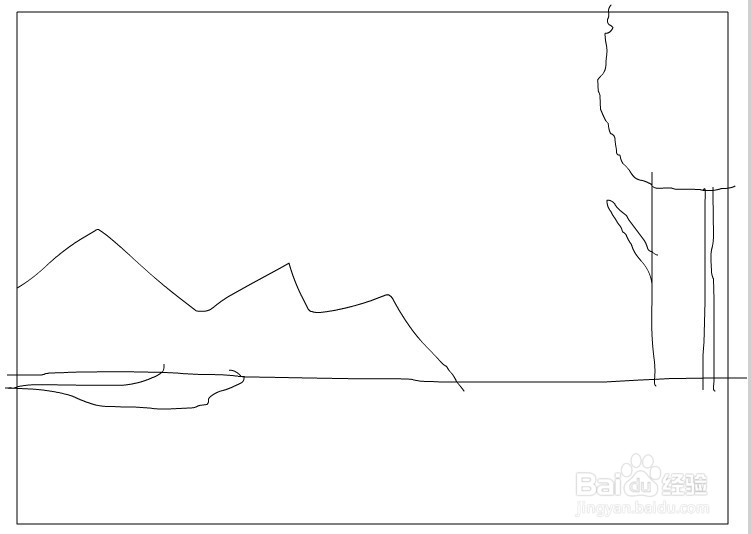 flash绘制一个孤独的场景