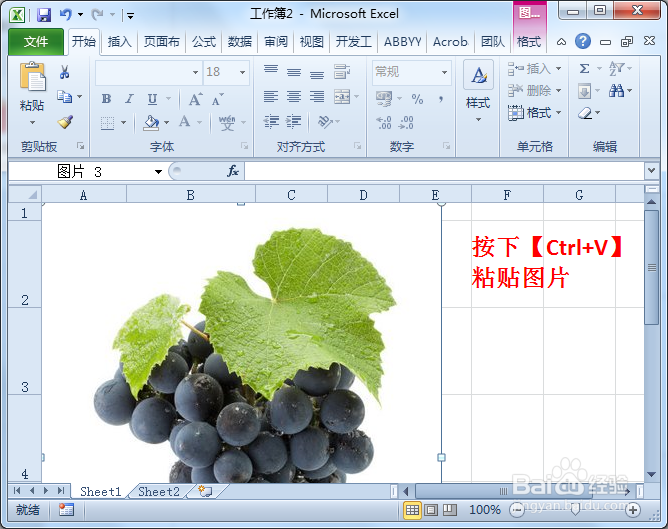 Excel表格插入图片的两种方法