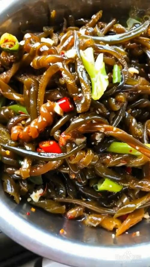怎样在家正确自制味美的凉拌海茸菜
