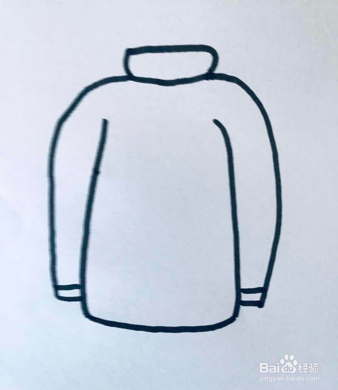 怎么画毛衣(幼儿简笔画)