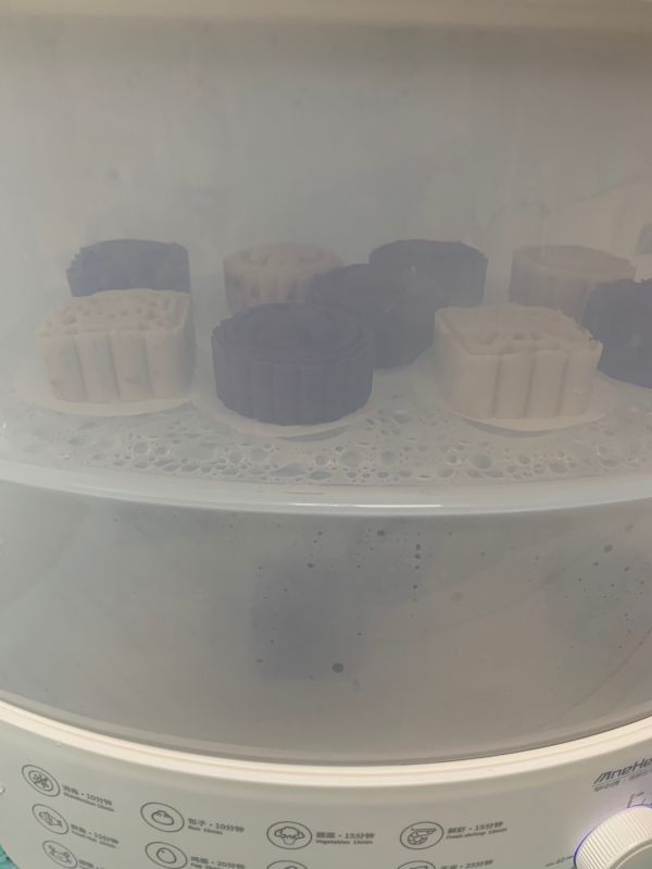 紫薯土豆糯米肉松饼