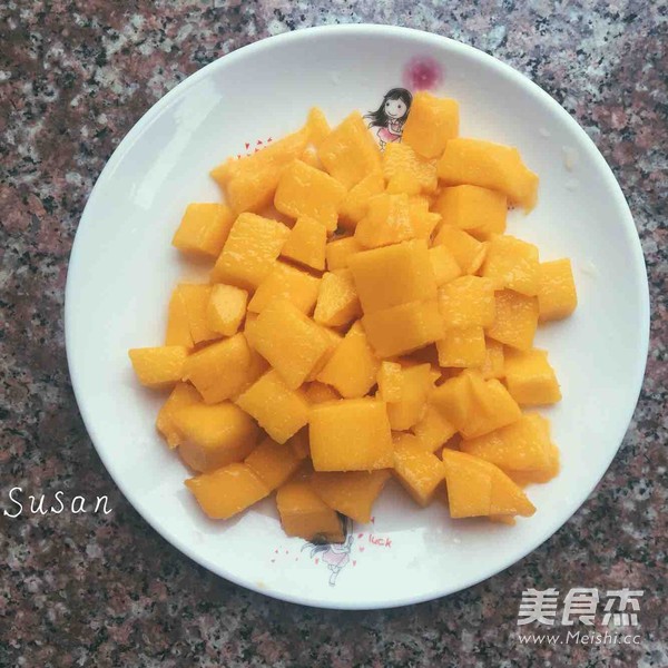 芒果糯米糍的做法