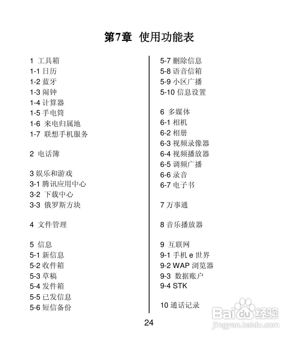 联想 Lenovo MA168手机说明书:[3]