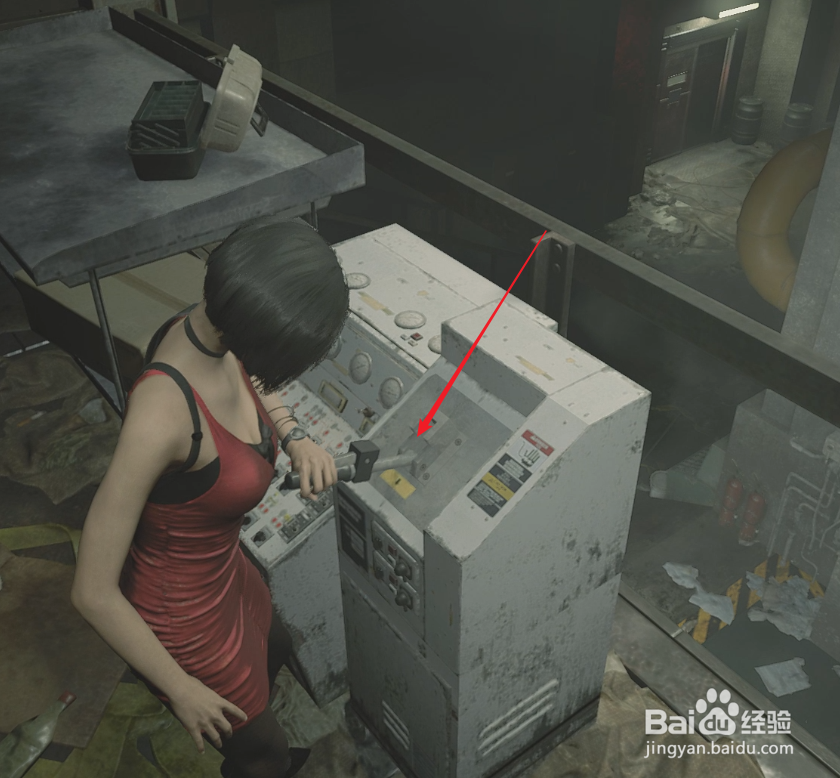 生化2重制版里昂里关攻略43:获得身份识别腕带