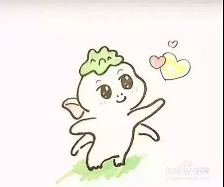 萌萌哒胡巴简笔画