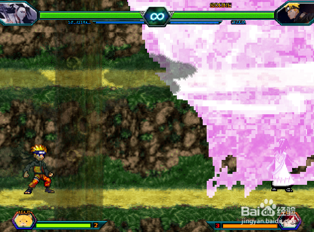 朽木白哉使用技巧死神VS火影3.2