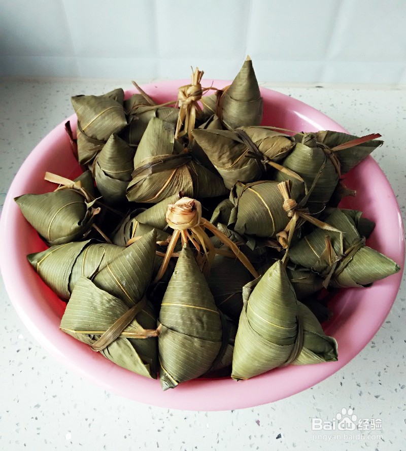 红豆粽子的做法