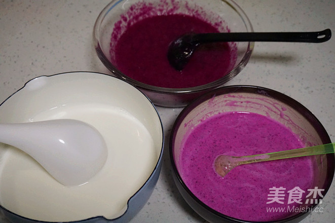 火龙果布丁的做法